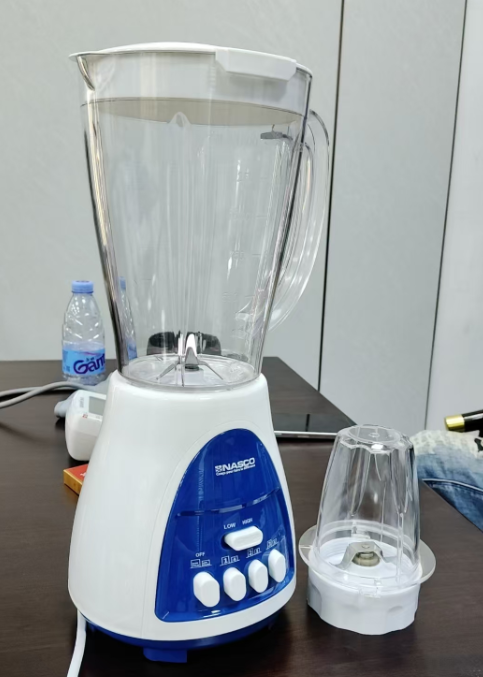 NASCO 2-in-1 Electric Blender with Grinder Attachment