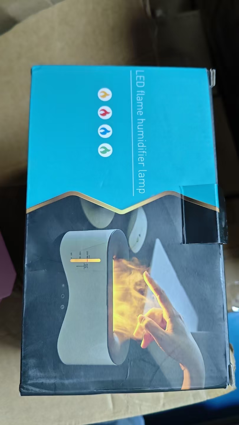 LED Flame Humidifier Lamp