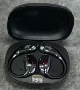 Open-Ear Bone Conduction Bluetooth Earbuds with Charging Case