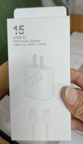 35W USB-C PD Fast Charger Combo (USB-C to USB-C Cable)