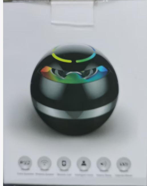 Ball-shaped LED Bluetooth Speaker
