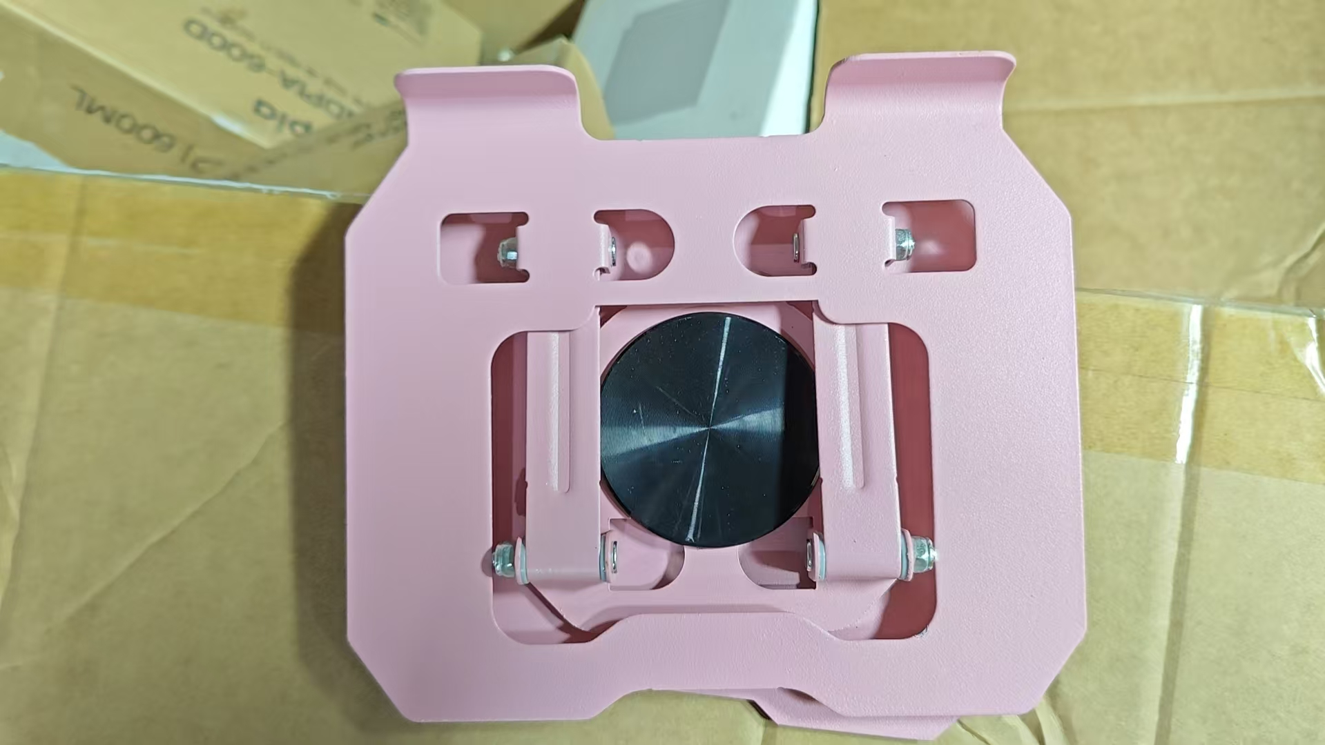Adjustable Metal Laptop Stand - Pink