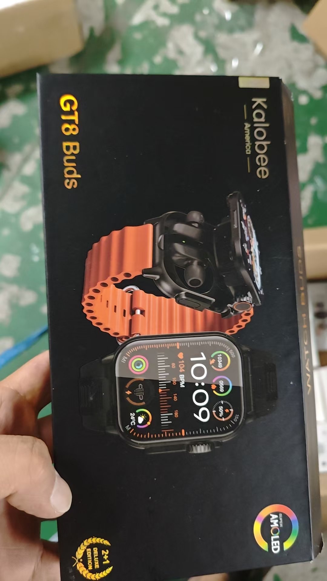 Kalobee GT8 Buds 2-in-1 Smart Watch & Earbuds